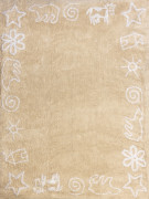 moshat� pamutsz�nyeg - b�zs sz�l�n csillagos, h�zik�s b�zs sz�l�n csillagos, h�zik�s